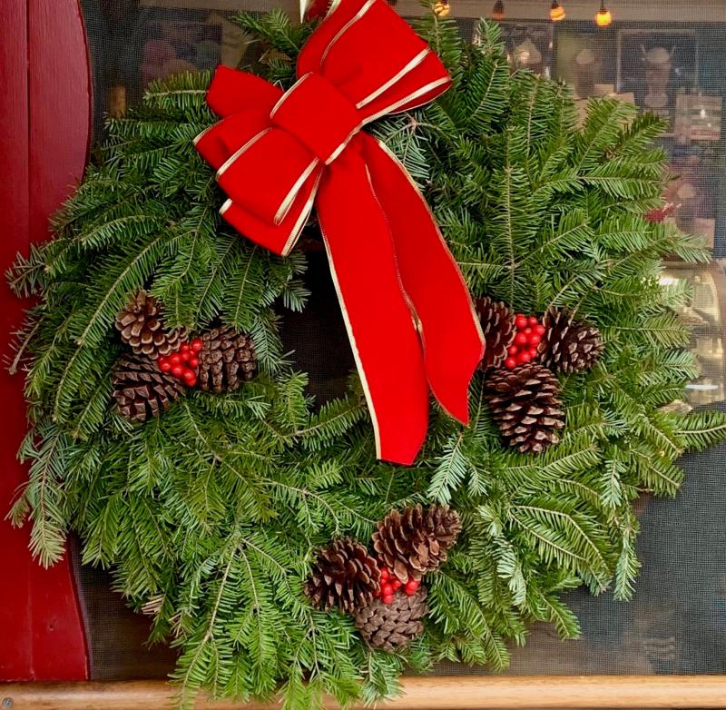 Balsam fir wreaths may be ordered in 24-inch or 32-inch sizes. SUBMITTED PHOTO