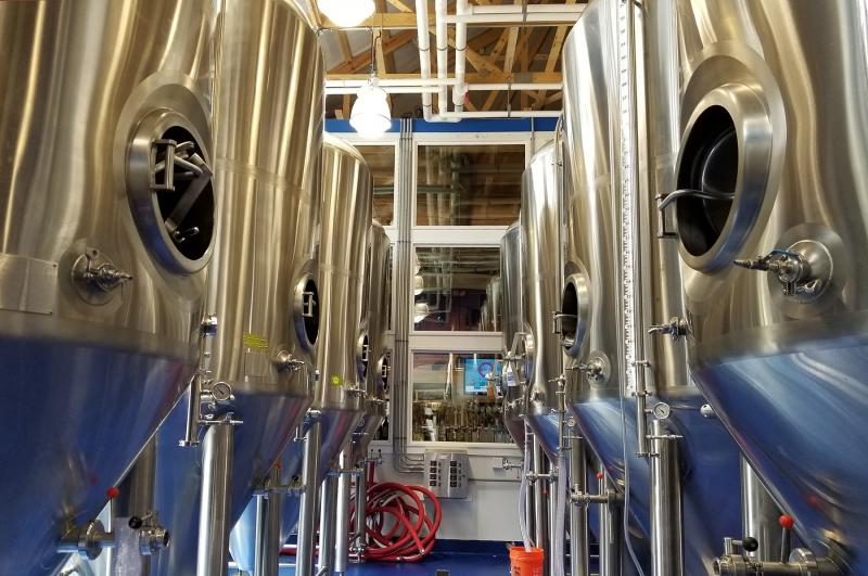 The Big Oyster Brewery in Lewes is a stainless steel lovers' dream come true. (It's also quite popular with beer fans.)
BOB YESBEK PHOTOS