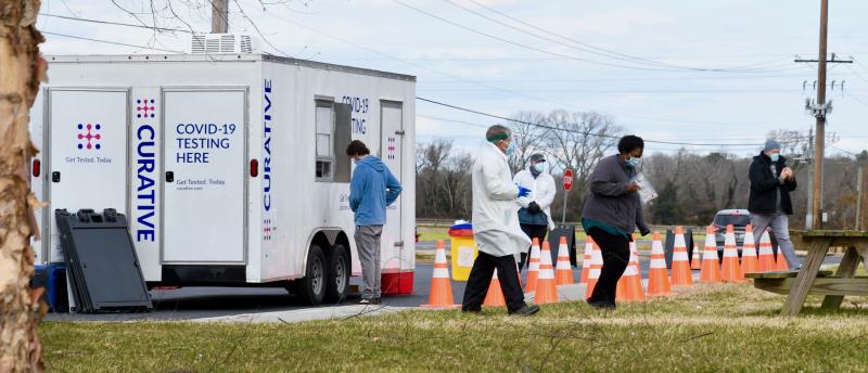 Curative pop-up COVID-19 testing continues throughout the state. Go to news.delaware.gov/2021/01/15/governor-carney-dph-dema-announce-community-covid-19-testing-sites-13 for a list of sites. RON MACARTHUR PHOTOS