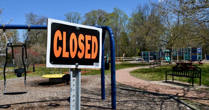 Many Cape Region playgrounds, which closed in mid-March, 2020, are still not open.