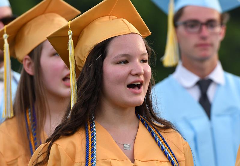Grad Bella Myers sings with the Cape Chorale.