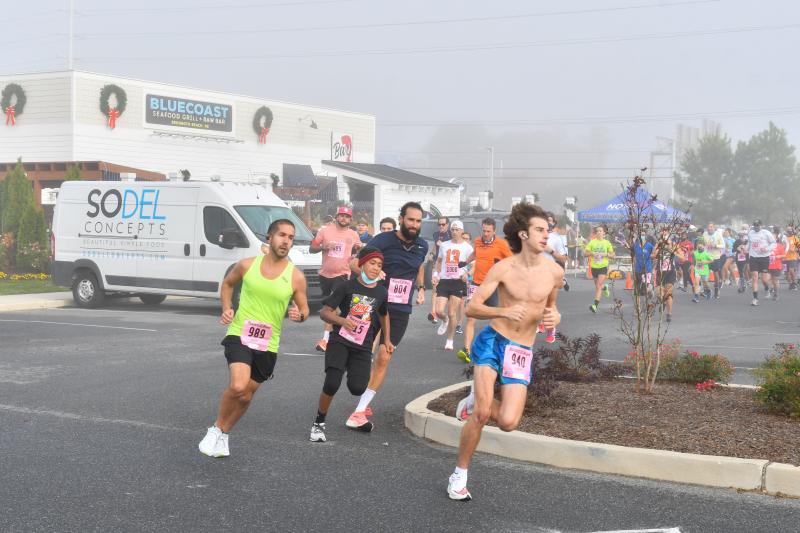 The start of the SoDel Cares 5K in November 2020. DAVE FREDERICK PHOTO