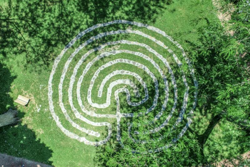 Thanks to Derek Sweet’s Eagle Scout project, the meditation labyrinth at Christ Church Dover has been renewed. SUBMITTED PHOTOS