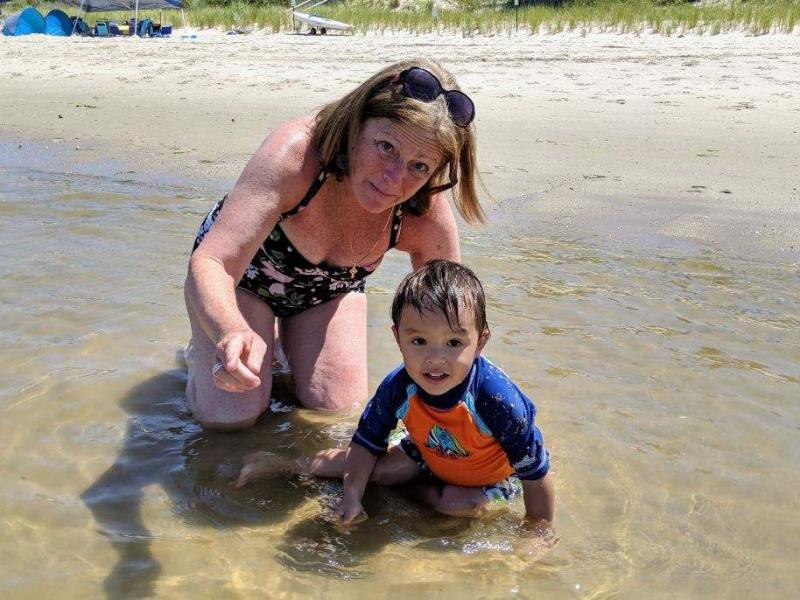 With little Peter–I usually could figure out what he was trying to say...