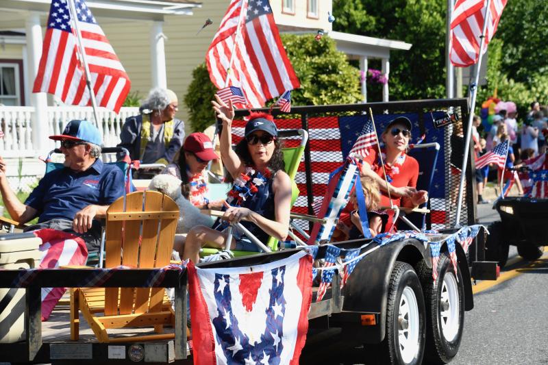 Patriotism is the theme of the day during the annual July 4 Doo-Dah Parade in downtown Lewes.