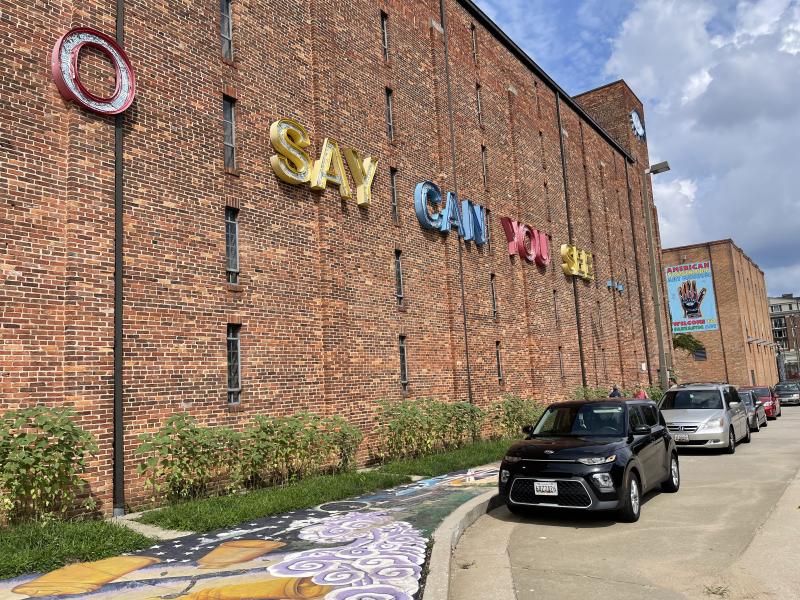 Subtle on the outside, explosive on the inside, the American Visionary Arts Museum at the foot of Federal Hill is in itself worth a trip to Baltimore. DENNIS FORNEY PHOTOS