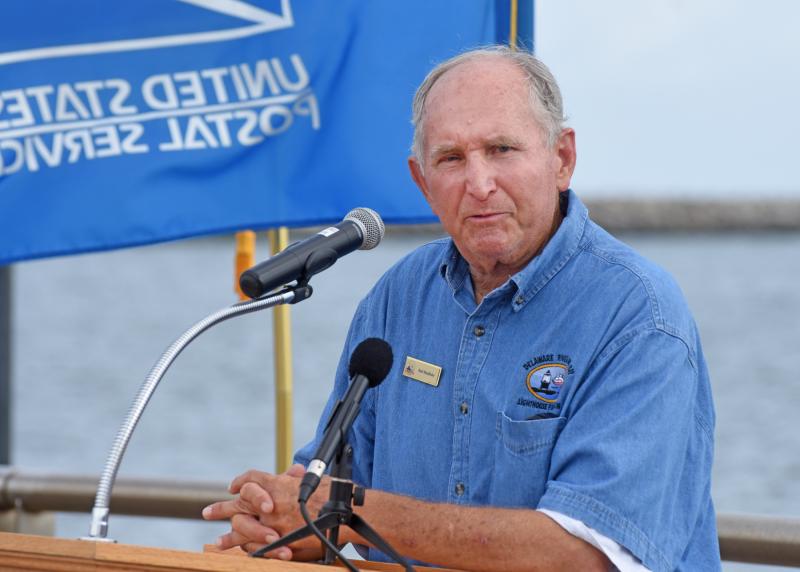 Delaware River & Bay Lighthouse Foundation Past President Red Moulinier provides a history of the Harbor of Refuge and the efforts that have been made to restore and maintain the beacon.