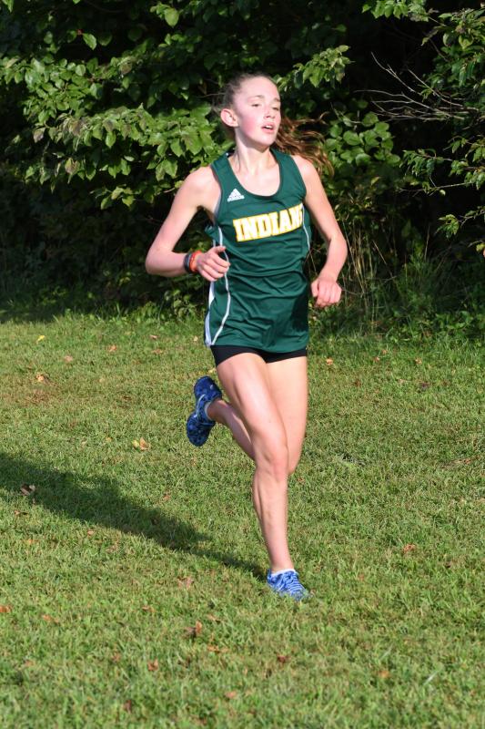 Brynn Crandell of Indian River is first female in 19:00 at the Sept. 15 quad meet with Sussex Tech, Sussex Academy and Cape Henlopen.