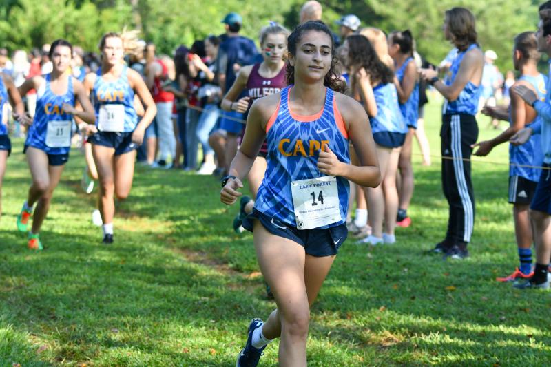 Ariana Adili-Khams was among the top seven Cape finishers.