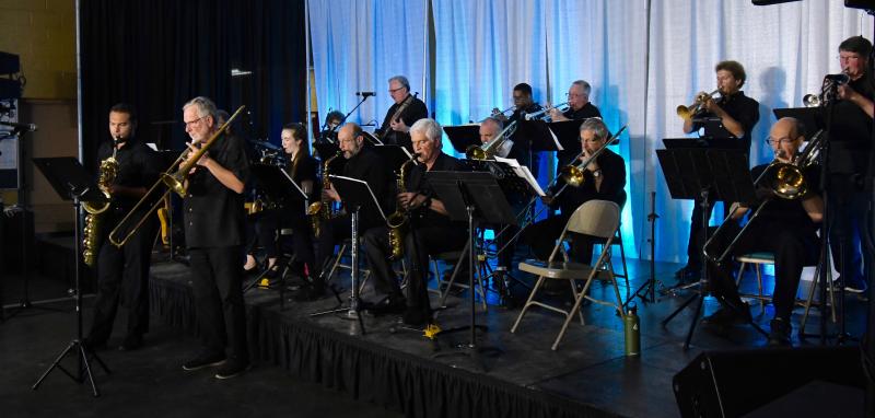 The Spartan Alumni Jazz Band, from the Wilmington area, has been performing for more than 25 years. They were among the bands in the Oct. 16 True Blue Jazz Big Band Marathon at Rehoboth Beach Fire House. RON MACARTHUR PHOTOS