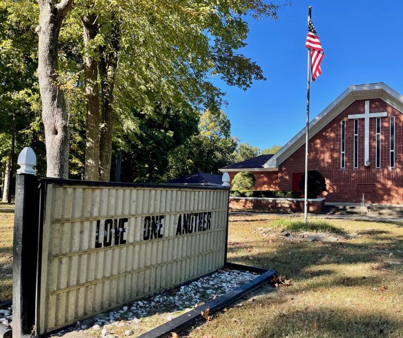 The message is simple at Church of the Lord Jesus Christ of the Apostolic Faith on Route 16 between Milton and Ellendale. DENNIS FORNEY PHOTOS
