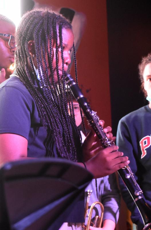 Sahreniti Jones of Dover plays the clarinet.