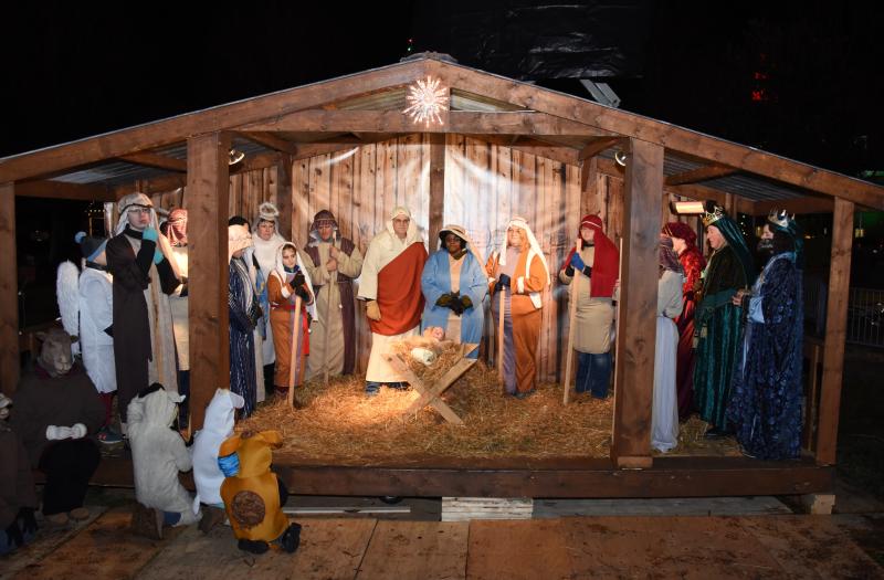The Good Ole Boys Foundation Living Nativity on The Circle returns this season Dec. 17, 18, 19 and 23. RON MACARTHUR PHOTO