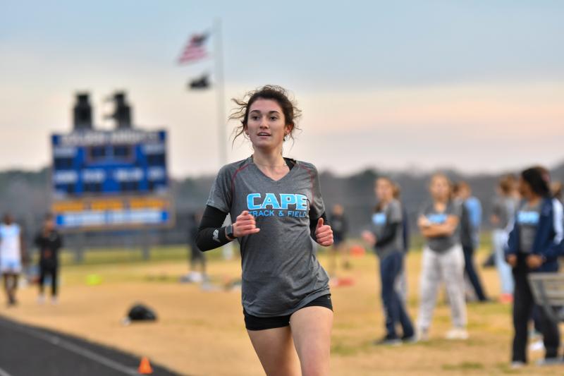 Alexa Dougherty wins the 1,600.