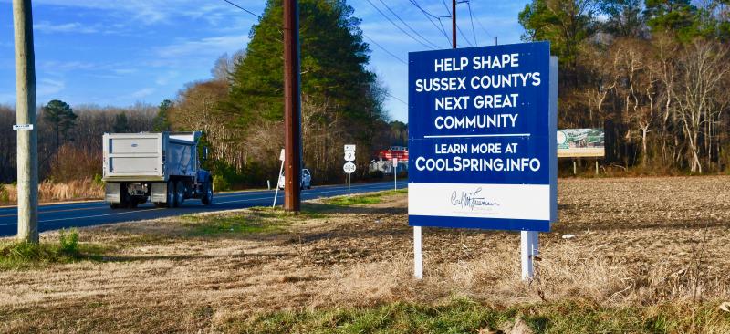 State planners want a chance to determine the impact of the proposed Cool Spring community on the Route 9 corridor. RON MACARTHUR PHOTO