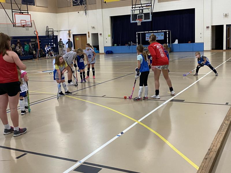 Some coaching happening in our elementary division Elementary Division Action
