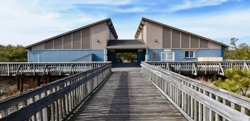 The Delaware Division of Parks and Recreation is in the process of accepting bids for a concession operator at Cape Henlopen State Park. The park’s main facility contains a bathhouse on the left and a concession area on the right. RON MACARTHUR PHOTOS