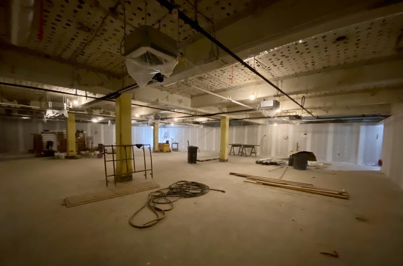 The basement will be transformed into a professional development space for educators and meeting rooms for the community.