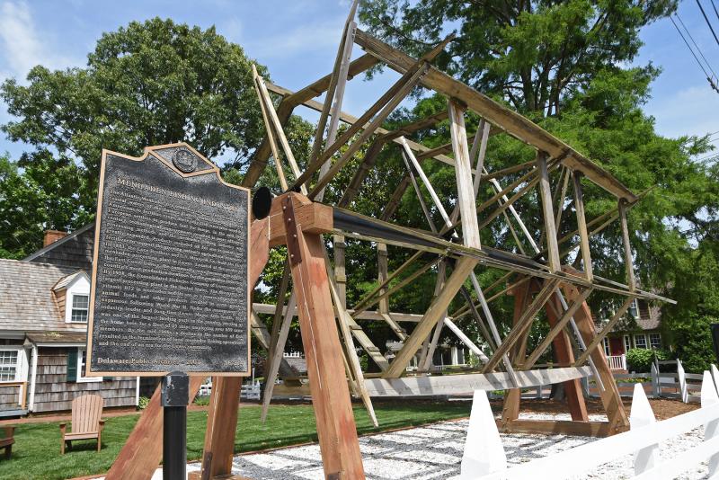 The Lewes Historic Preservation Architectural Review Commission has opposed the proposed museum ordinance that would allow the menhaden net reel to stay on the Lewes Historical Society campus. NICK ROTH PHOTO