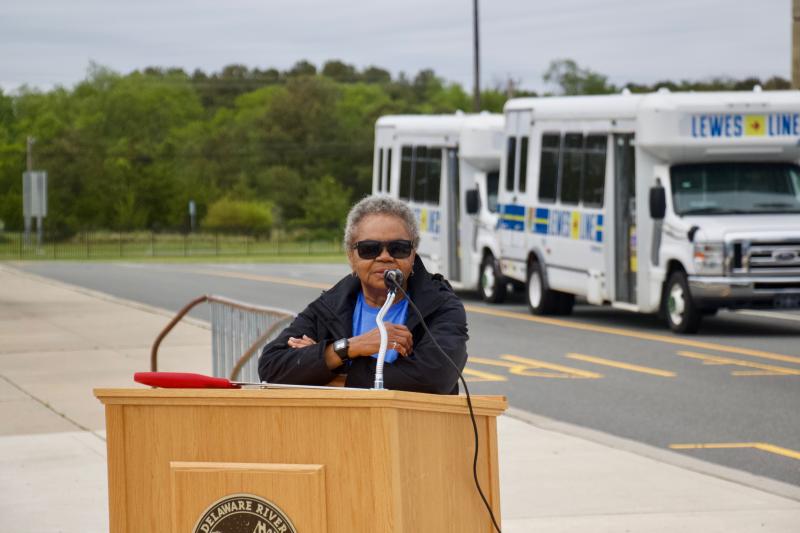 Councilwoman Carolyn Jones talks about how the Lewes Line was born out of an idea to move people and to increase transportation without adding impervious pavement.