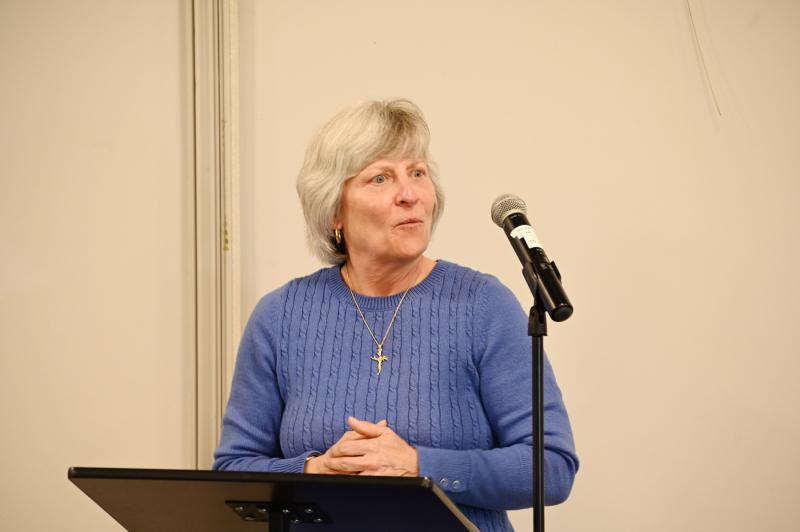 Pam Brown talks about the research she’s done with Dawnel White to identify and learn about the people buried in the St. George AME Church cemetery.