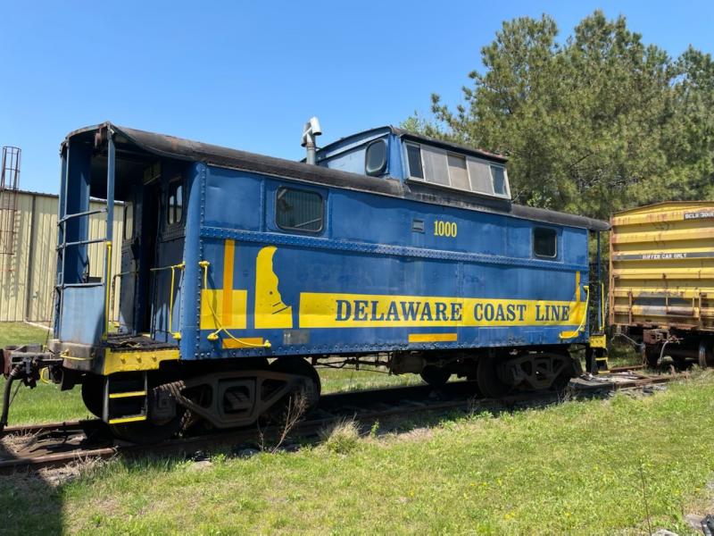 The former Delaware Coast Line caboose, which made the last ride to Lewes, has been purchased and is being restored by the Lewes Junction Railroad and Bridge Association. SUBMITTED PHOTOS