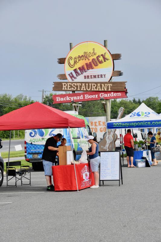 The Historic Lewes Farmers Market opened its second location June 1 at Crooked Hammock Brewery off Kings Highway, Lewes. The market is open there Wednesdays through Sept. 28.