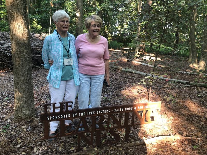 Sisters Peg Emerson and Sally Gore are the naming rights sponsors of The Learning Nest. SUBMITTED PHOTO