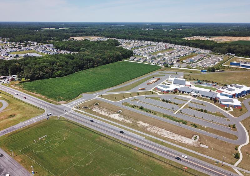 The parcel is located between two other subdivisions and near two schools along Route 24. NICK ROTH PHOTO