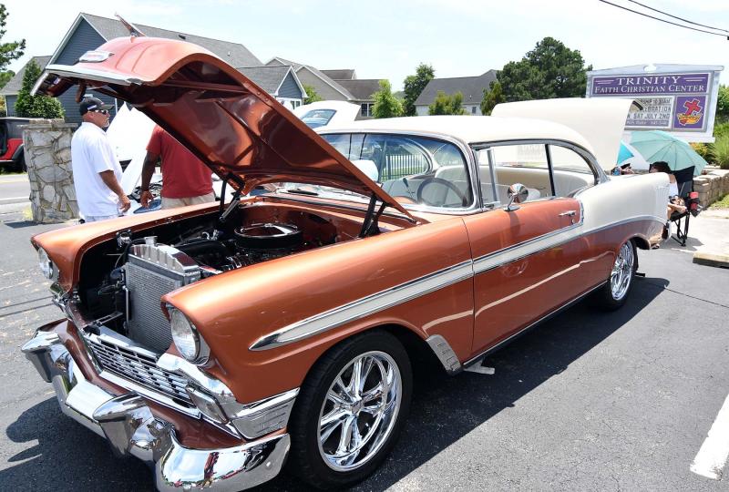Terry and Lisa Schultz owns this classic 1956 Chevy Belair.