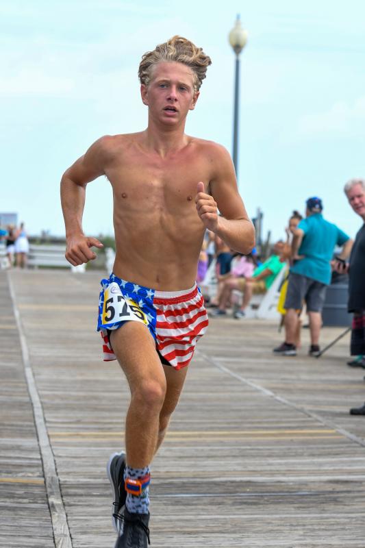 Augie Carlozzi takes second overall.