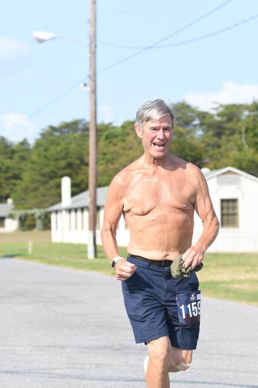 Kevin Molloy runs 3.43 miles.
