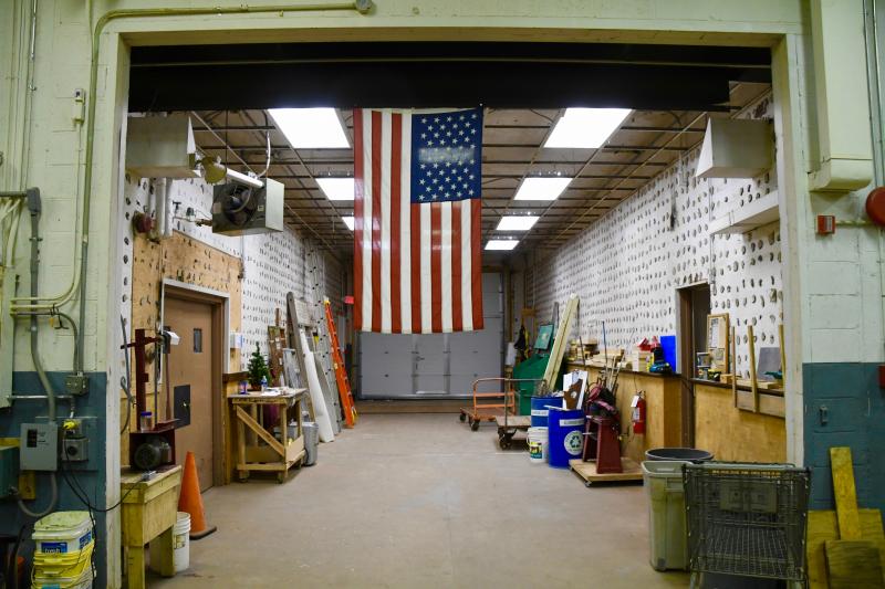 Sections of Battery Smith are used by the Fort Miles Historical Association Bunker Busters as a workshop.