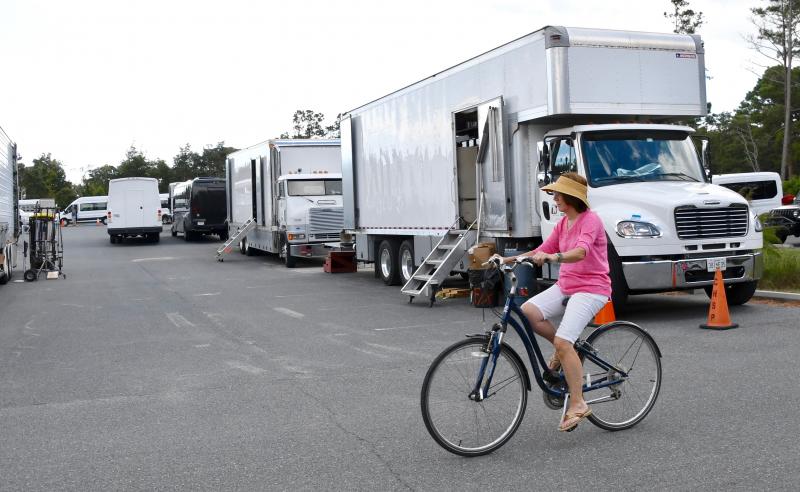 Access to Gordon Ponds Trail is open. Hundreds of bicyclists showed up early Monday to check out the scene.
