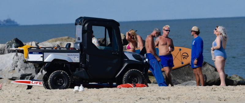 Obviously, some beach scenes are part of the day’s schedule.