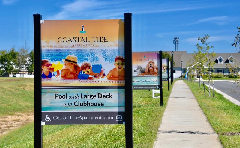 Coastal Tide Apartments, off Plantation Road near Lewes, is the lone participant in the current Sussex County affordable rental program. RON MACARTHUR PHOTOS