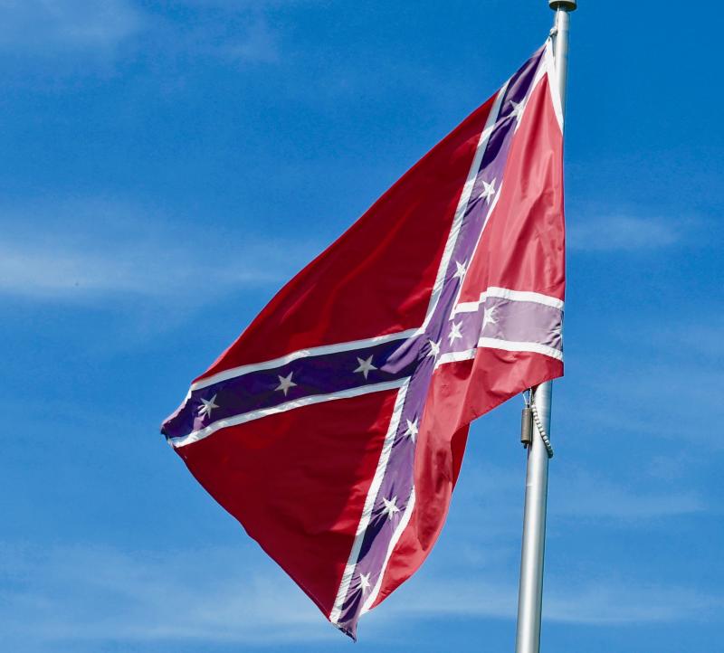 This Confederate flag flying over the Nutter Marvel Carriage Museum in Georgetown has ignited a firestorm of controversy.