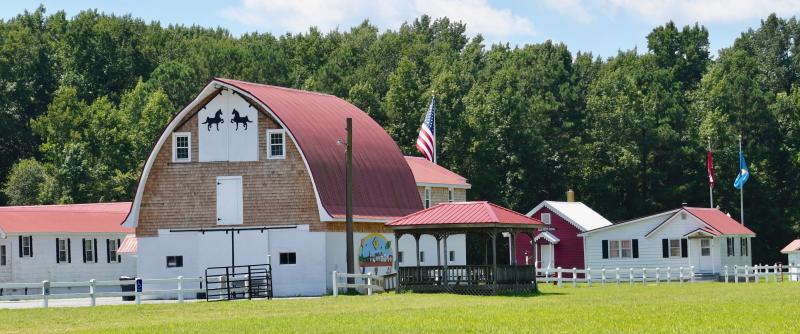 The Confederate memorial and flag are located near the rear of the Marvel Carriage Museum at the Georgetown Historical Society complex on South Bedford Street. RON MACARTHUR PHOTOS