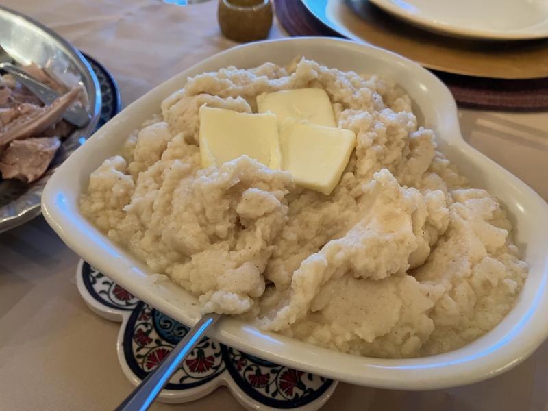 This dish of puréed celeriac has a silky texture and slightly nutty flavor that makes a great alternative to mashed potatoes. JACK CLEMONS PHOTO
