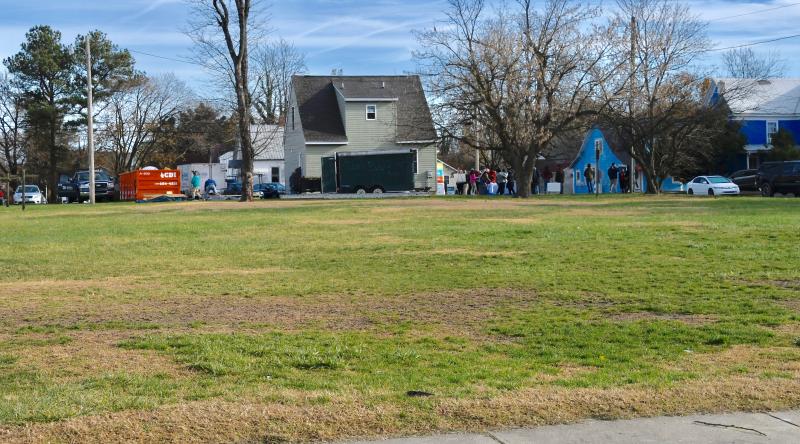 This Habitat for Humanity parcel, in the middle of Georgetown, will be repurposed with five of the 11 new homes being built in 2023.