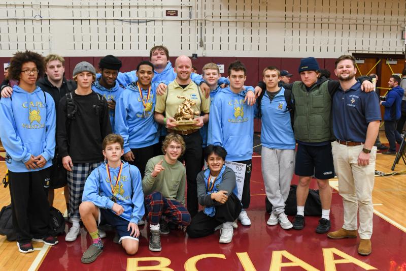 Cape won the 2021 Governor Mifflin Holiday Wrestling Tournament. The Vikings will be back to defend their title Dec. 29-30. DAVE FREDERICK PHOTOS