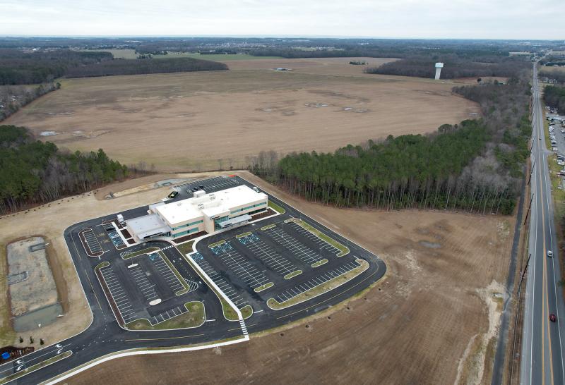 A portion of the Freeman project is planned behind the new Bayhealth facility on Route 9. NICK ROTH PHOTO