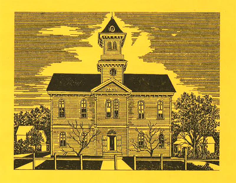 This artwork by Roger Young appears on the cover of Volume XII of the Journal of the Lewes Historical Society, published in 2009.