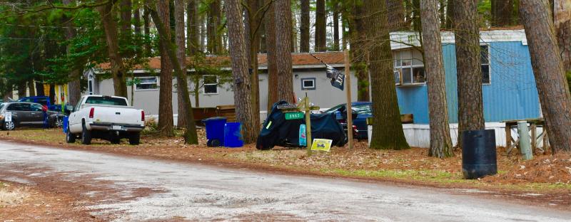 Pine Haven, located off Route 1 near Argos Corner, is a mixture of permanent manufactured homes and seasonal camping sites. RON MACARTHUR