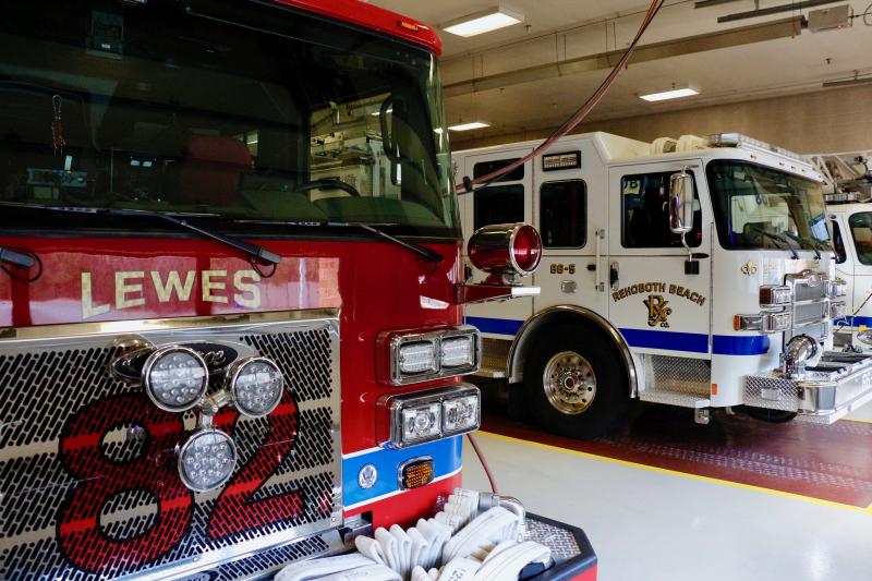 Lewes and Rehoboth Beach Volunteer firefighters and EMS personnel responded to more than 10,000 calls in 2022. AARON MUSHRUSH PHOTOS