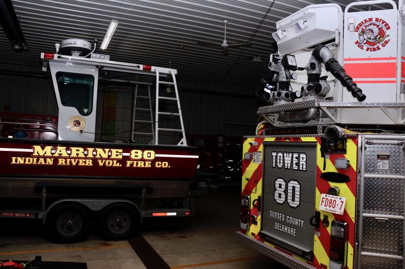 While the Indian River Volunteer Fire Company does not have an EMS unit, it does get called out to quite a few water rescues.