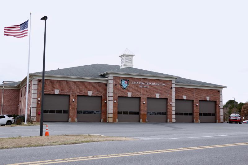 Station 2 in Lewes is large enough for an engine bay, meeting room, living quarters, a gym and a training facility.
