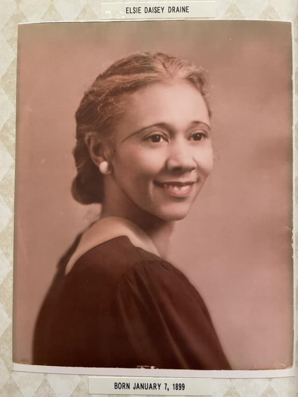 Elsie Daisey Draine lived to be 101 years old. Outliving two husbands and her only child, Elsie came into possession of most of the family’s heirlooms over the years. A gold-colored can housed most of the historic photographs.