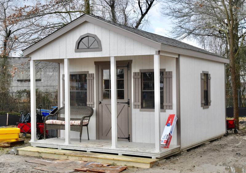 The village includes a store stocked with a variety of basic needs offered free to village residents.