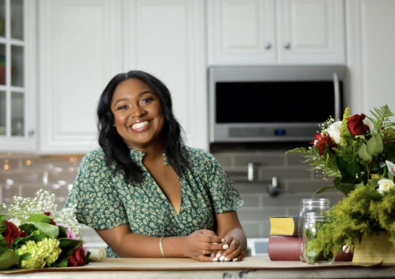 Floral designer Briauna Taylor, a Sussex County native and owner of The Bloom Wagon, will be a Philadelphia Flower Show Artisan Row partner. SUBMITTED PHOTOS